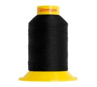 Gütermann Filo da cucito GUTERMANN A&E MARAFLEX - Flessibile, liscio - Per abbigliamento, calzature e pelletteria - 120/1500m - Colore Nero 1274 - 8x8x9,5cm