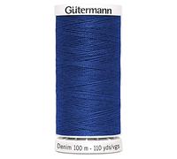 Gütermann Filo da cucito in denim, blu, taglia unica, 100 Unità