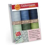 Gütermann Filo Impostato, Cotton, Multicolore, 200m, 6 unità