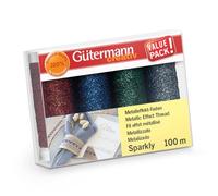 Gütermann Filo Impostato, Polyester, Multicolore, 100m, 4 unità