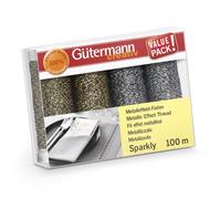 Gütermann Filo Impostato, Polyester, Multicolore, 100m, 4 unità