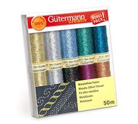 Gütermann Filo Impostato, Polyester, Multicolore, 50m, 500 unità
