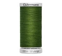 Gütermann Garn M782 Extra Stark, filo da cucito in poliestere, 100 m, per tutte le cuciture ad alta resistenza (585 verde oliva scuro)