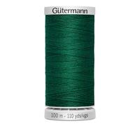 Gütermann Garn M782, filo da cucito extra forte in poliestere, 100 m, filo per macchina da cucire per tutti i punti di cucitura fortemente sollecitati (340 verde scuro)