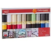 Gütermann Filo Impostato, Polyester, Multicolore, 20x 100m, 2000 unità