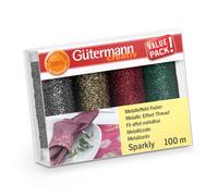 Gütermann Filo Impostato, Polyester, Multicolore, 100m, 4 unità