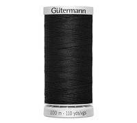 Gütermann M782 - Filo da cucito extra forte, in poliestere, 100 m, per macchina da cucire, per tutte le cuciture molto sollecitate (nero)