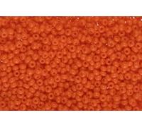 Gütermann Perle Rocailles opak 9/0 2,7 mm Barattolo da 28 gr Colore 3567 Arancione