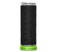 Gütermann RPET 000 - Cucitrice multiuso, 100 m, colore: Nero