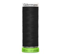 Gütermann RPET 000 - Cucitrice multiuso, 100 m, colore: Nero