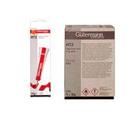 Gütermann Scatola di 5 colle, 30 g ciascuna, HT2 (la forte prima scatola gialla)