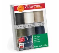 Gütermann Set Di Fili Extra Forte - 6 X 100m - Fili Extra Forte - Col.1