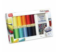 Gütermann Set Di Filo Da Cucito Sew All Con Spille E Aghi - 12 X 100m - 734563