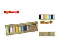 Gütermann Set Filo Da Cucito Sew-All rPET 8 x 100m Multicolore Con Etichette