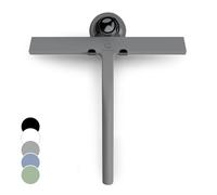 Gütewerk Estrattore doccia in silicone, estrattore igienico per bagno, parete doccia e finestre, accessori da bagno, 23 cm, con supporto senza fori