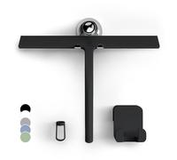 Blaze - Tergivetro per doccia, 28 cm, rivestimento in silicone, nucleo in acciaio inox, design moderno