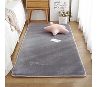 GueTTO Tappeto Pelliccia Coniglio Artificiale Lungo Pelo, Morbido per Camera Letto Finestra Baia Salotto, Tappeto Antiscivolo Arredamento, Più Misure & Colori,Grigio,200x300 cm