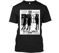 GUEWBF Popular Life's Blood Not for The Weak American Music Retro T ShirtBlack3XL