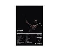 Gufatoo Poster di Travis Scott Rapper Music Album musicale per stanza, decorazione artistica da parete per camera da letto, 50 x 75 cm