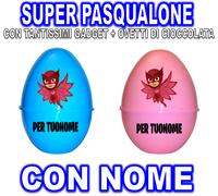 GUFETTA PJ MASKS SUPER PASQUALONE SORPRESONE UOVO DI PASQUA CON SORPRESE