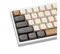 Guffercty kred, 125 copritasti in polibutilentereftalato (PBT), con sublimazione del colore, profilo XDA, layout americano ANSI, retrò, per tastiere meccaniche e interruttori MX Cherry (XDA/Ember)