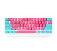 Guffercty kred Set di 61 copritasti Miami al 60%, in PBT, retroilluminato, profilo OEM con estrattore, per switch Cherry MX, tastiera da gioco meccanica (Miami)