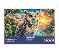 Gufi colorati Puzzle 1000 Pezzi, Jigsaw Puzzle Ad Alta Difficoltà Regali Per Adulti E Adolescenti Home Giochi 38x26cm/1000pcs