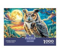 Gufi colorati Puzzle 1000 Pezzi, Jigsaw Puzzle Impossibile Regali Per Adolescenti E Bambini Home Giochi 52x38cm/1000pcs