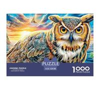 Gufi colorati Puzzle 1000 Pezzi - Jigsaw Puzzle Regali Per Adulti E BambiniGioco Di Sfida Intellettuale, Impossibile Puzzle 52x38cm/1000pcs