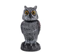 Gufi Decorativi per Rimuovere La Statua dei Gufi degli Uccelli per Eliminare La Testa Rotante Volatile A 360 Gradi Resistente Al Dispositivo Unmperie Per Le Decorazioni Del Giardino Hawks