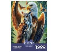 Gufo 1000 Piece Jigsaw Puzzles for Adults with Extra Fun Challenges Jigsaw Puzzle Animali domestici Home Decoration for The Whole Family 38x26cm/1000pcs