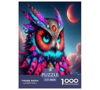 Gufo 1000 Piece Jigsaw Puzzles for Adults with Extra Fun Challenges Jigsaw Puzzle Animali domestici Home Decors for The Whole Family 38x26cm/1000pcs