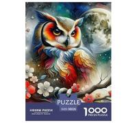 Gufo 1000 Piece Puzzle Games for Adults Fun, Challenging & Brainteasing Jigsaw Puzzle Animali domestici Home Decors for The Whole Family 38x26cm/1000pcs