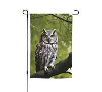 Gufo Albero Rami Stampa Festività Giardino Bandiere 12 X 45,7 cm Tutte le Stagioni Bandiera Outdoor Yard Decor Per Patios