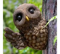 Gufo Animale Albero Hugger Decorazioni di Arte Fata Giardino Sculture Statue