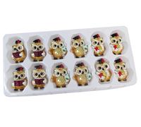 Gufo Calamita Resina Bianca Pz 12 Bomboniera Fai Da Te Laurea