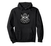 Gufo - Dark Spooky Barn Desert Zoo Animal Bird Felpa con Cappuccio