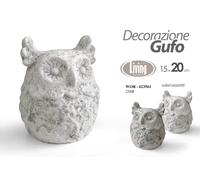 GUFO DECORATIVO ANTICATO LINEA RUSTICO Centrotavola Ornamento Scultura 2015