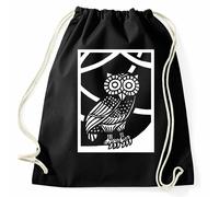 Gufo Di Minerva Zaino Gufo Athena Illuminatus Sportbeutel Borsa di Juta Atene