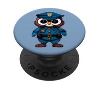 Gufo di polizia/polizia PopSockets PopGrip Adesivo