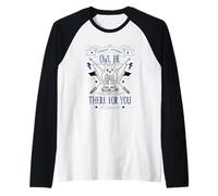 Gufo essere lì per te storie della foresta Maglia con Maniche Raglan