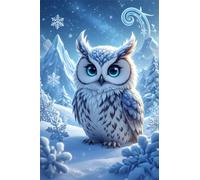 Gufo fiocco di neve Puzzle 120 Pezzi 25x20 cm Puzzle Fai da te,Intrattenimento Creativo - Puzzle Per Adulti E Tutta La Famiglie