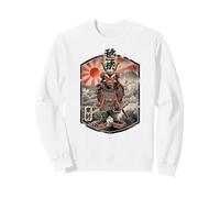 Gufo Guerriero Ukiyo-e Samurai Giapponese Art Felpa