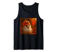 Gufo Halloween Zucca Cappello Carino Jack O'Lantern Canotta