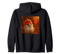 Gufo Halloween Zucca Cappello Carino Jack O'Lantern Felpa con Cappuccio