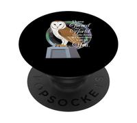 Gufo, ho capovolto il mondo PopSockets PopGrip Adesivo
