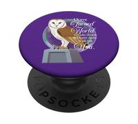 Gufo, ho capovolto il mondo PopSockets PopGrip Adesivo
