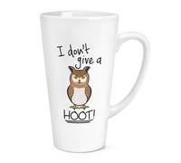 Gufo i Don'T Give A Grido 483ml Grande Latte Tazza - Divertente Uccello Animale