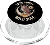 Gufo Luna Sole Stelle Mistico Natura Magica Boho Vibes PopSockets PopGrip per MagSafe