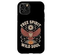 Gufo, luna, stella, sole, mistico, magia, foresta, spirito, design Custodia per iPhone 11 Pro
